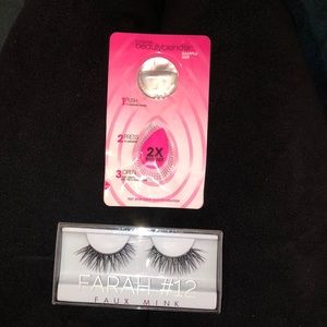 HUDA BEAUTY FARAH # 12 Lashes & Beauty Blender